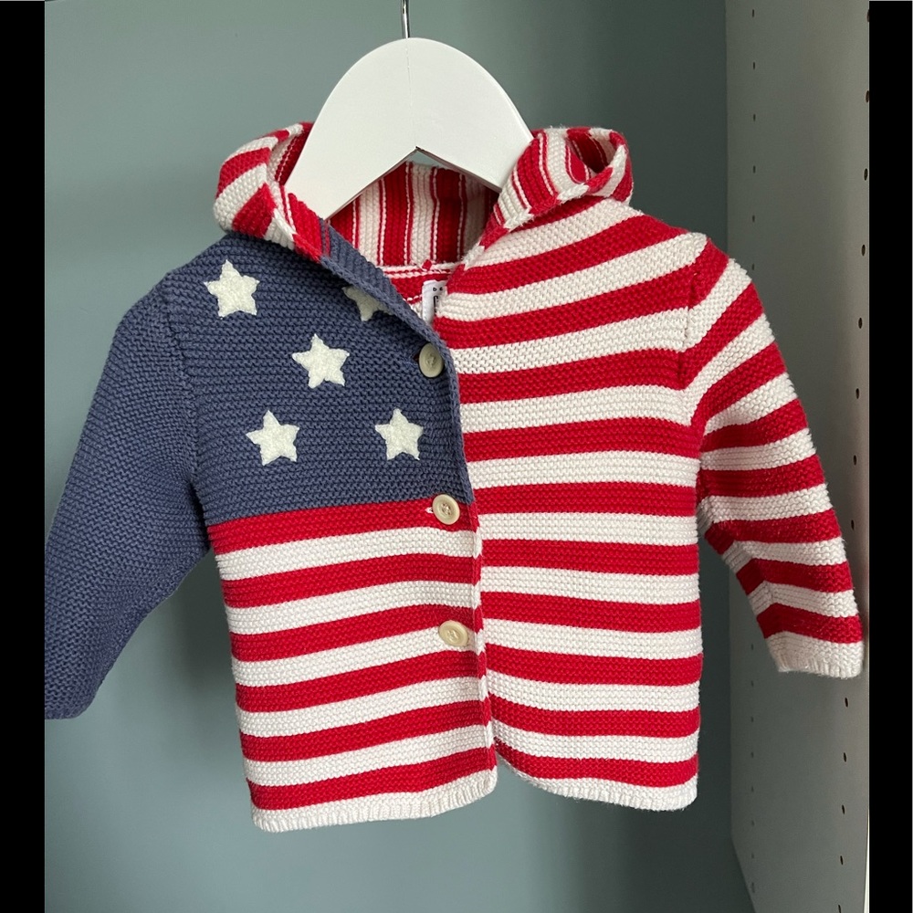 Gap American flag sweater